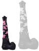 Horse Tinulf M 19 X 5cm Black-Pink Dildo - Bad Horse - ZOO GODE