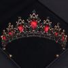 Baroque Crystal Crown Tiara for Women Bride Rhinestone Prom Diadem Bridal Wedding Hair Accessories Jewelry Tiaras and Crowns