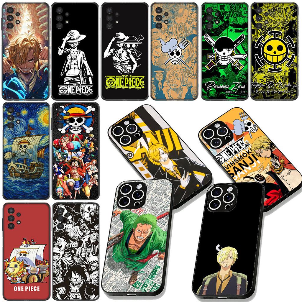 Roronoa Zoro ONE PIECES Luffy Sanji Phone Case for Xiaomi Redmi Note 12 11 10 A3 Pro 10A 10C 12C Note12 5G Cover Casing