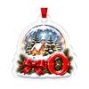 Weihnachtsbrief 2D Acryl Hängeornament, Weihnachtsdekoration für Baum und Zuhause
