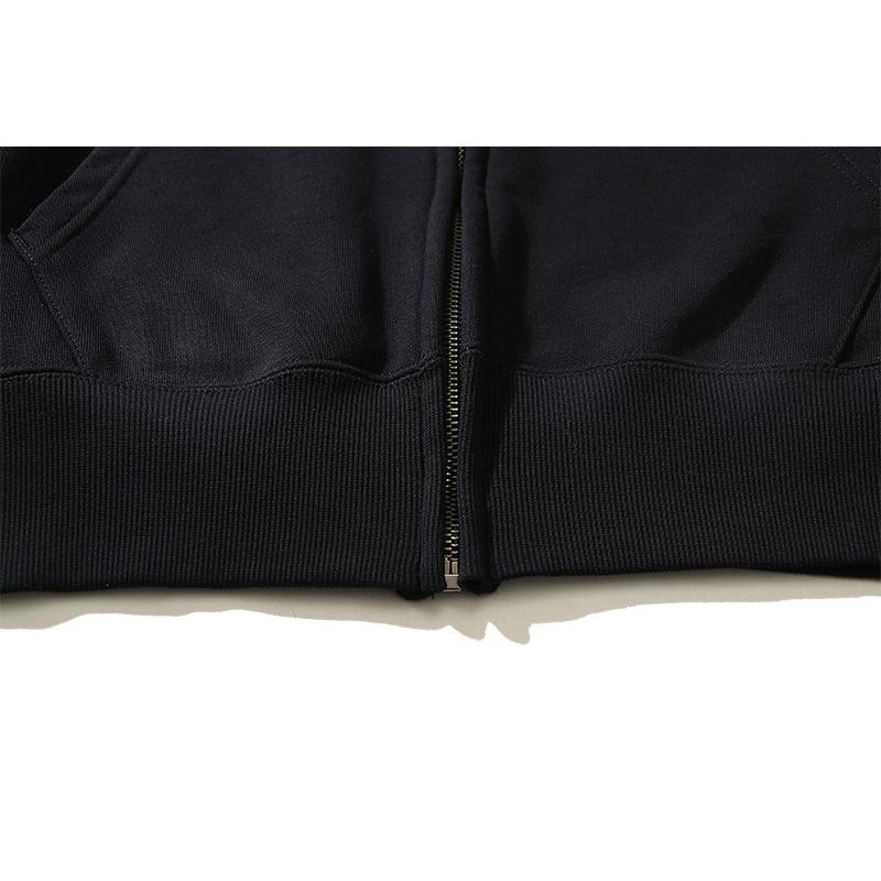 1272 Off-White 2025 Jesień/Zima Nowa Bluza z Kapturem na Zamek Męska i Damska ze Wzorem Strzałki Malowanym Grafitti