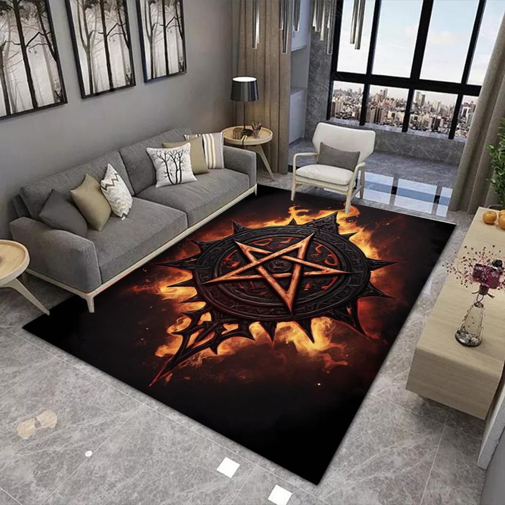 

Готический Декор Ковер для Гостиной Домашний Коридор Балкон Ванная Спальня Коврик Нескользящий Ковер для Гостиной Дивана Пол Большая Площадь Декор Ковры 40x60cm