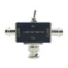 2 Way Manual Coaxial Antenna Switches 1 Input & 2 Outputs 100W 0-50MHz Antenna Switches with OFF/Ground Protection
