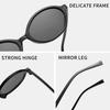 New Oval Small Frame Sunglasses for Men Women Fashion Trend Anti-UV Ultra Light Advanced Sense Stylish Shades