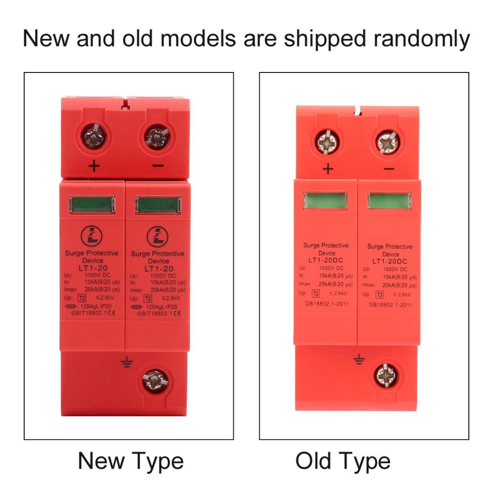 2P House Protective Device 20KA 1000VDC Low Voltage Arrester House Arrester Device Low Voltage Applications