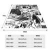 Boku No My Hero Academia Manga Coral Fleece Plush Throw Blanket Hawks Collage Anime Blanket for Bedding Travel Warm Bedspread
