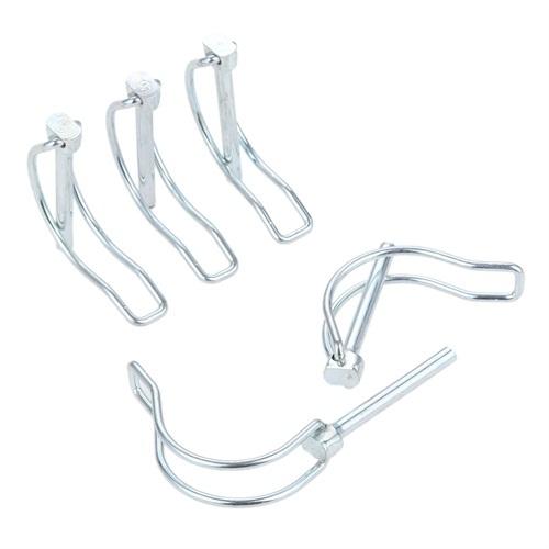 DRELD 5/4/2pcs Quick Lock Release Trailer Towing Coupler Safety Pin Bicycle Stroller Cargo Boat Hitch Hook Clip M4.5/M8/M10/M11