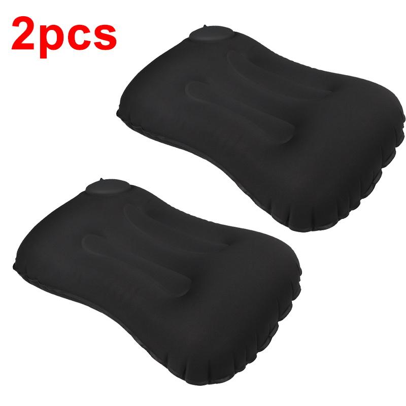 Air Inflatable Neck Pillow Press Type Travel Pillow Portable Sleeping Airplane Pillow For Neck And Lumbar Support Car Pillow New