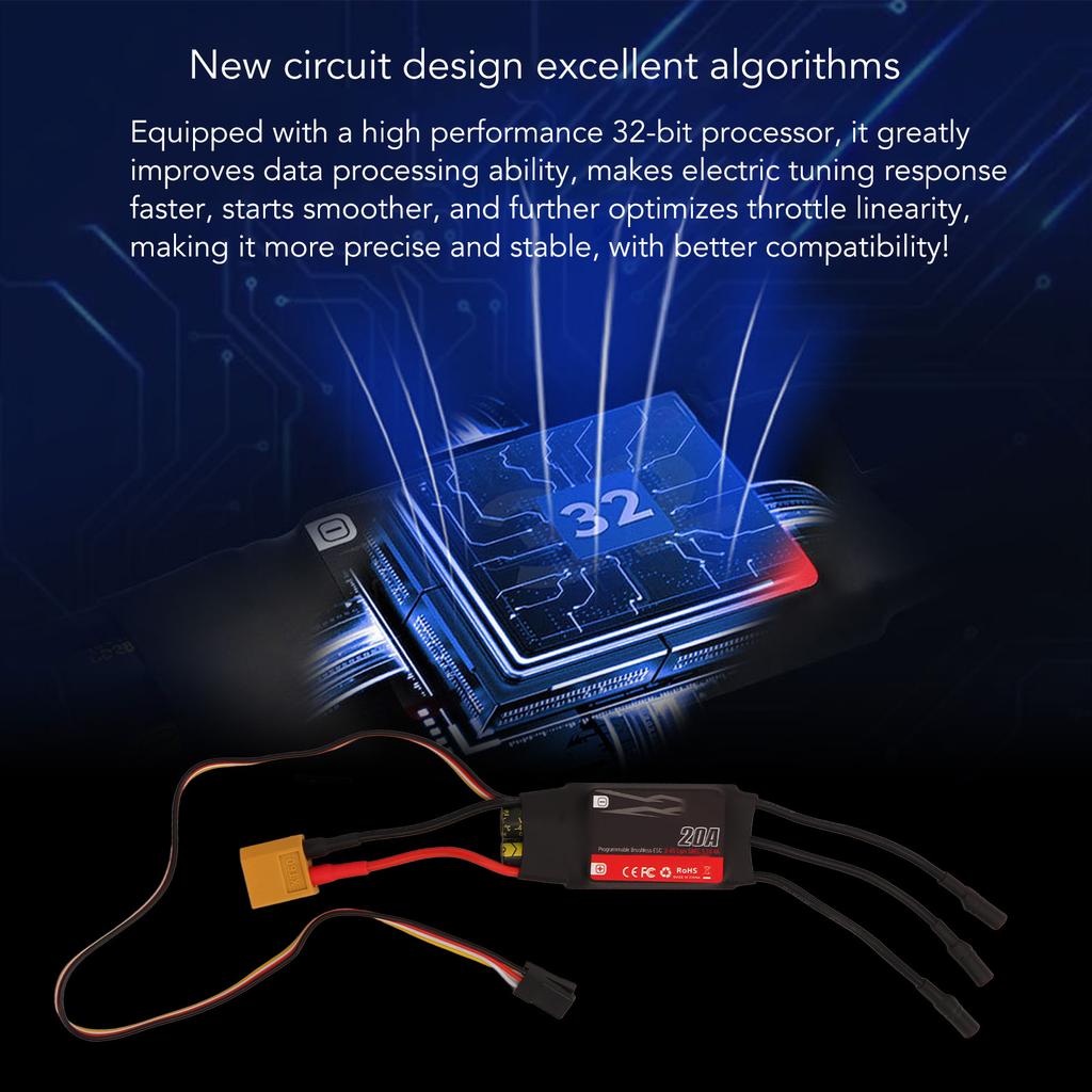 Multifunctional Real Time Display LCD Program Card G2 for RC Aircraft Model ESC DC5?12.6V