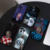 L-Luka M-Modric Phone Case For iPhone17,16,15,14,13,12 Plus,Max Soft Silicone Black Cover