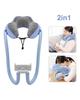 Soft Neck Pillow Airplane Travel for Sleeping, Portable Head Neck Support Sleeping Pillows in U Shape Headrest Cushion with Phone Holder