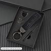 PODV6 Metal Vintage Leather Car Logo Styling Keychain Key Ring For KIA Ceed Sportage Rio Proceed K5 Optima Sedona Forte Cerato Venga