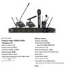 HuiDu HD-2US Dual Wireless Gooseneck & Lavalier Conference Microphone System