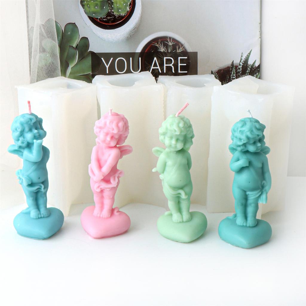 Candle Mould Silicone Mould Candle Making Decorating Candle Cute Epoxy Mould Castings Mould Baking DIY Silicone Mould