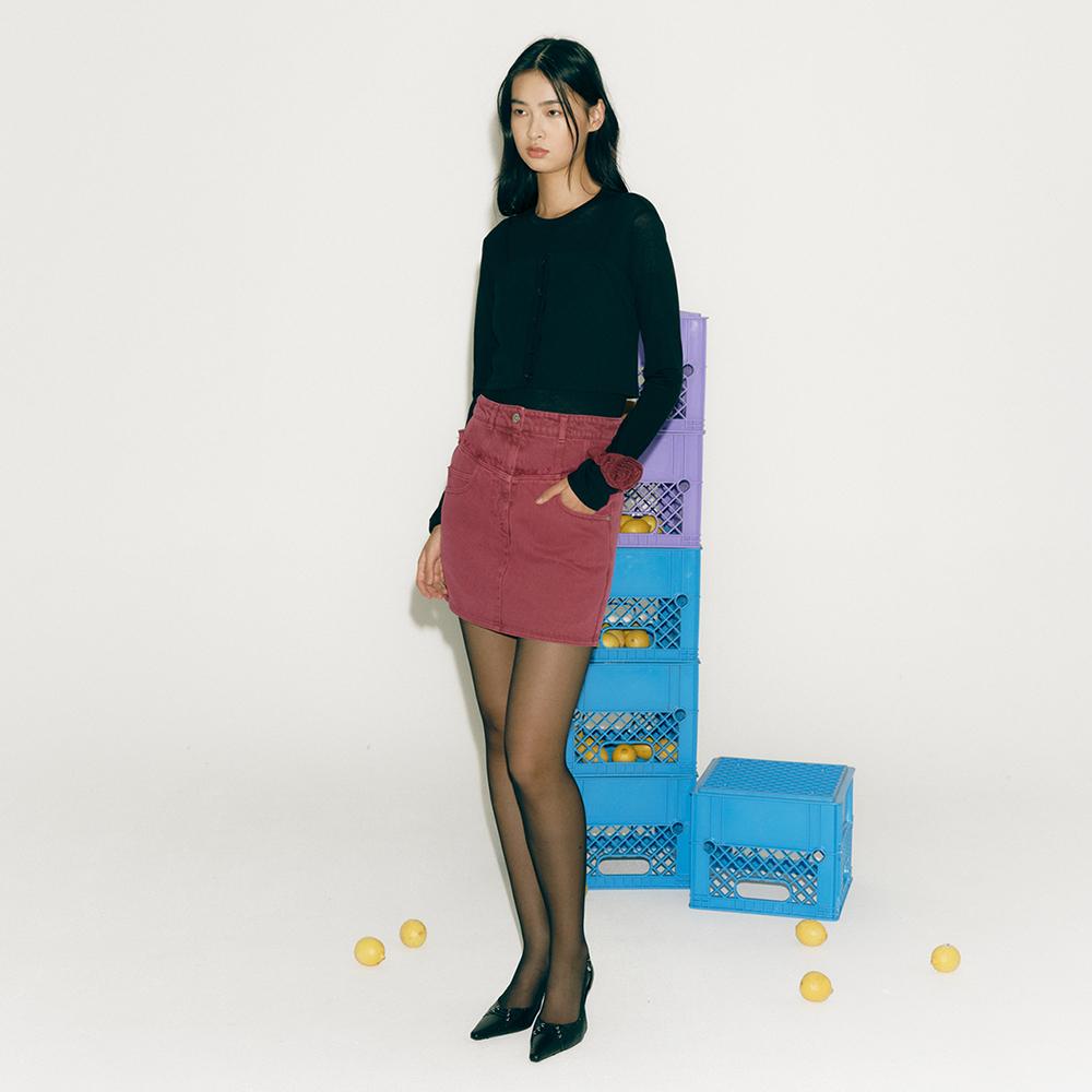 Ibiem Pocket Mini Skirt Emp1Dsk020
