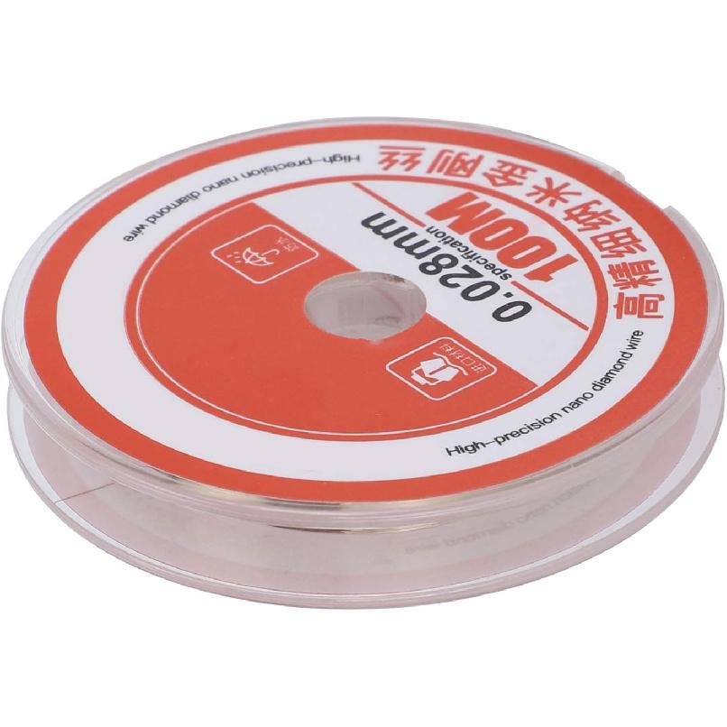 100m Diamond Wire Cutting Line 0.028mm LCD Screen Separation Wire LCD Screen Cutting Wire Mobile Phone Repair Tool for Screen Repair