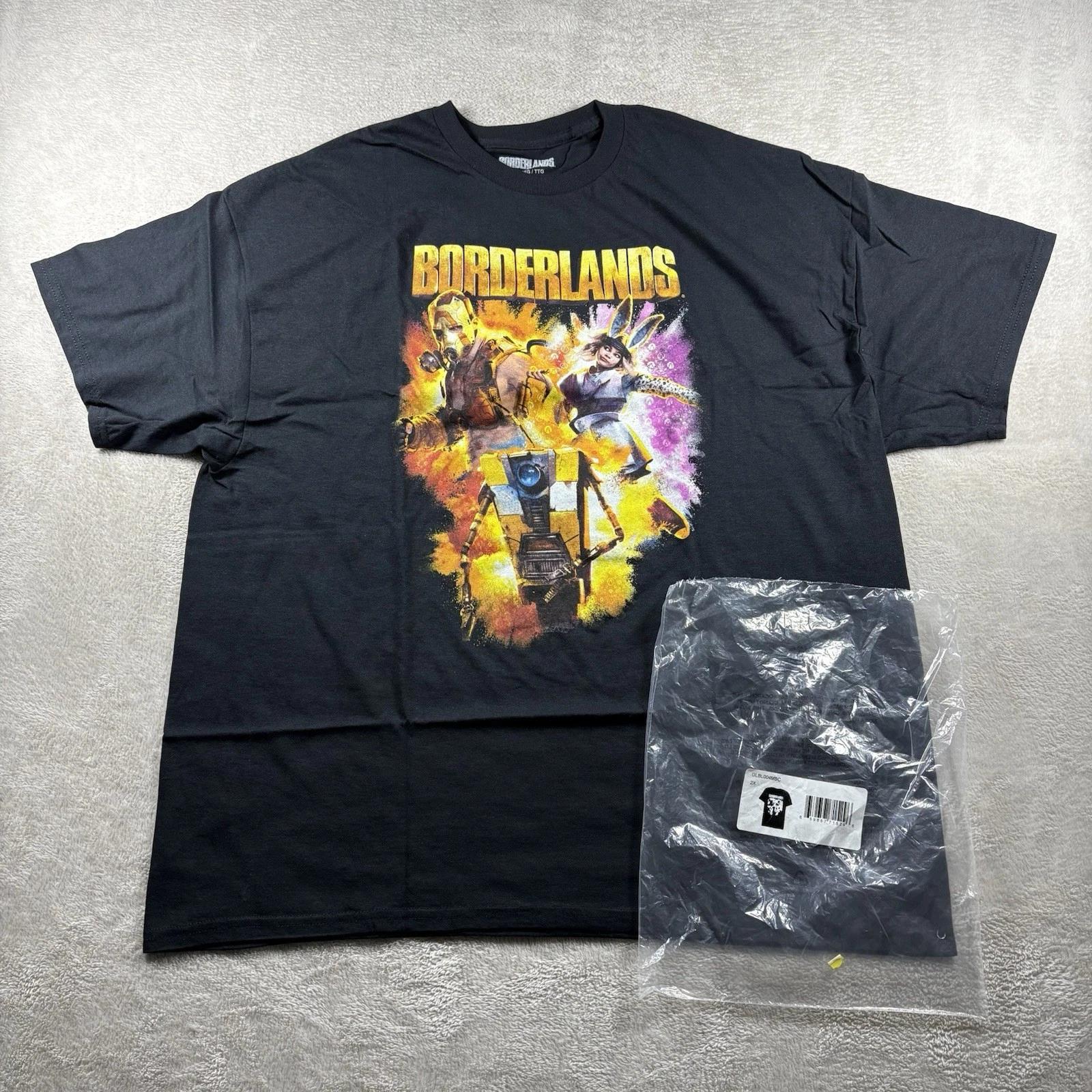 Borderlands Video Game Men’s Size 2XL Black T Shirt NWT #4A XL