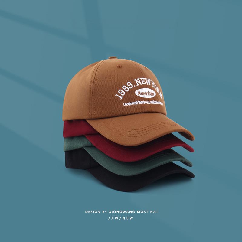 Cap With Baseball 1989 Letter Embroidery For Men And Women Cotton Fashion Hat