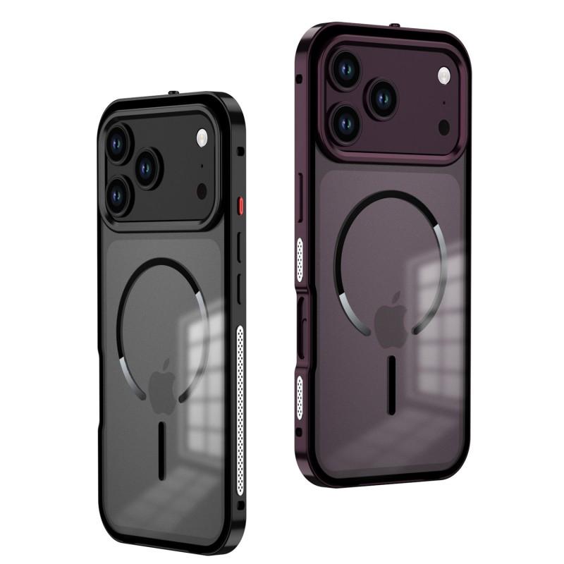 Metallic Matte Hard Case IPhone 18 Pro Max With Magnetic Snap-on Design Heat Dissipation Detachable Frame