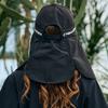 CHALLENGER Uni Logo Point Detachable Sun Guard Ball Cap Black