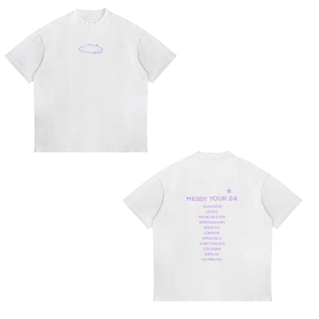 Uk Singer Olivia Dean Merch 2026 Unisex Tshirt Unisex Short Sleeve Tops Fashion Tee Clothes Causal Y2K Tops Cotton