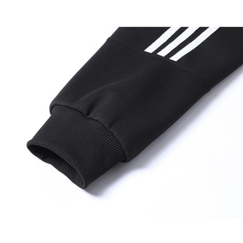 Men's Spring Autumn Tracksuit Hoodies and Sweatpants 2pcs Set Casual Zip-up Sportswear Male Outfits