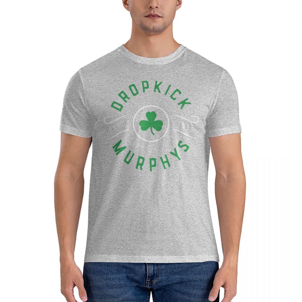 Maglietta da Uomo Rock Band Tempo Libero Puro Cotone T-shirt Manica Corta Dropkick Murphys T-shirt Girocollo Abbigliamento 4XL 5XL