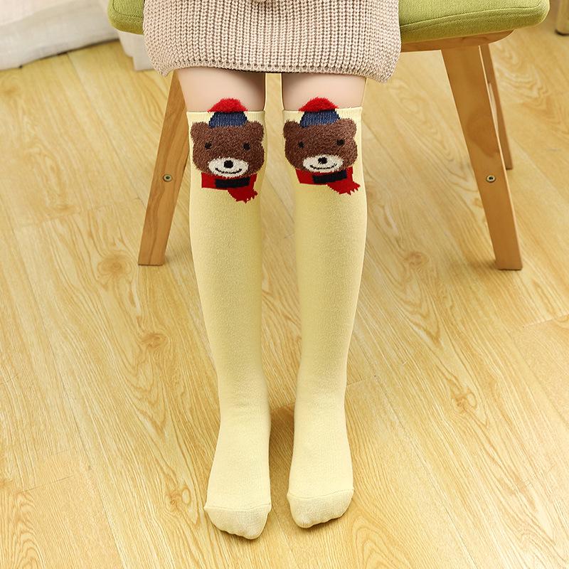 Kinder Cartoon Mittelrohrsocken: Leichte Frühling/Herbst Kniestrümpfe für Mädchen