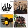 Christmas Decorations, Wall Mounted Creepy Hands, Life-size Horror Hands for Gothic Wall Decoration To Place Candles