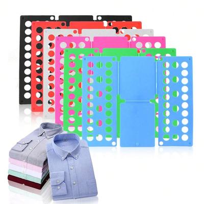 Planche pliante pour vêtements adultes et enfants, cintreuse en plastique pratique, détachable, toutes les tailles, pliage rapide des t-shirts