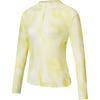 Mesh Trendy Versatile Comfortable Slim Fit Breathable Long Sleeve Lightweight Sun Protection Top Women Tops Yellow Green Ombre SC1249008A-PR61