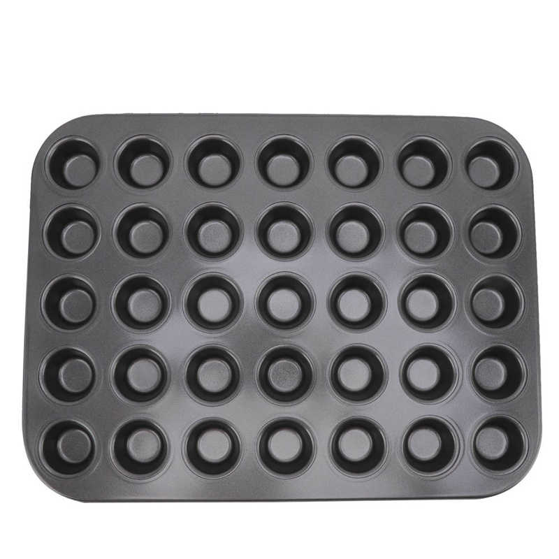 48-Cup Non-Stick Mini Round Cupcake Pan Cake Pan Tray Baking Mould Bakeware Cooking Accessories Cooking Plate Baking Pan