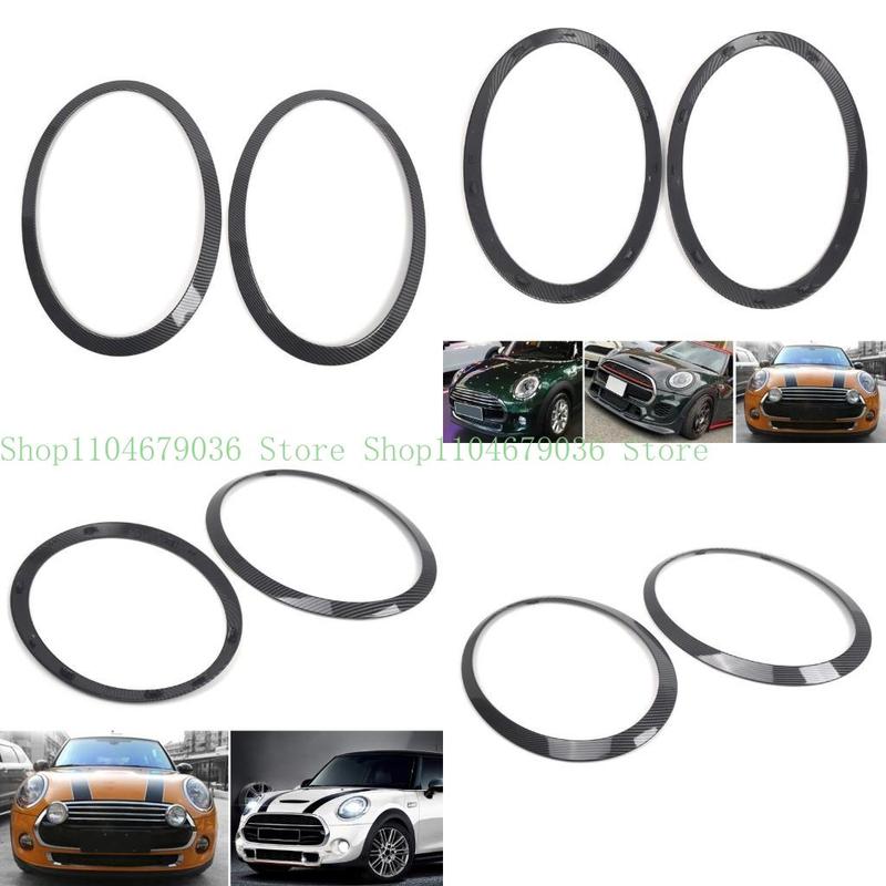 652F Automotive Accessories 51712355791 Left Right Headlight Trims Headlight Trim Rings Bezel for F55 F56 F57