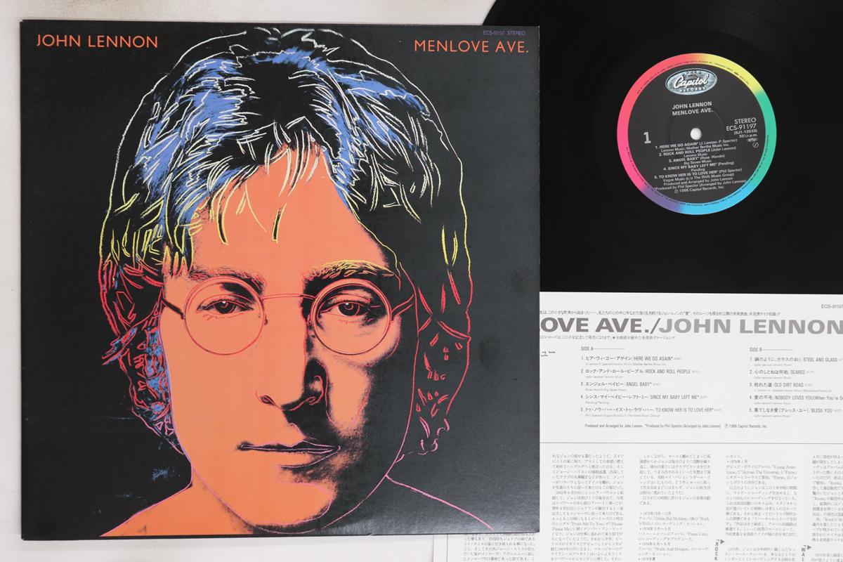 

LP Record JOHN LENNON - Menlove Ave ECS91197 CAPITOL 1986 Japan Rock Used