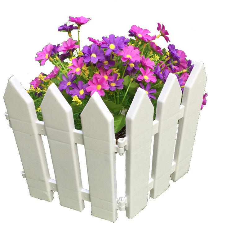 White Plastic Fence, Garden Courtyard, Garden Fence, Christmas Decoration, Green Fence, Gardening