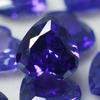 12 Pcs Lot Natural Purple Sapphire Heart Cut Certified Loose Gemstones