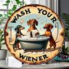 Perforated Dachshund Metal Sign Dog Lovers Gift Home Wall Art