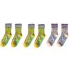 3 Pair Korean Style Women Socks Cotton Harajuku Ladies Winter Socks Set Kawaii Flower Print Fashion Streetwear Cute High Quality