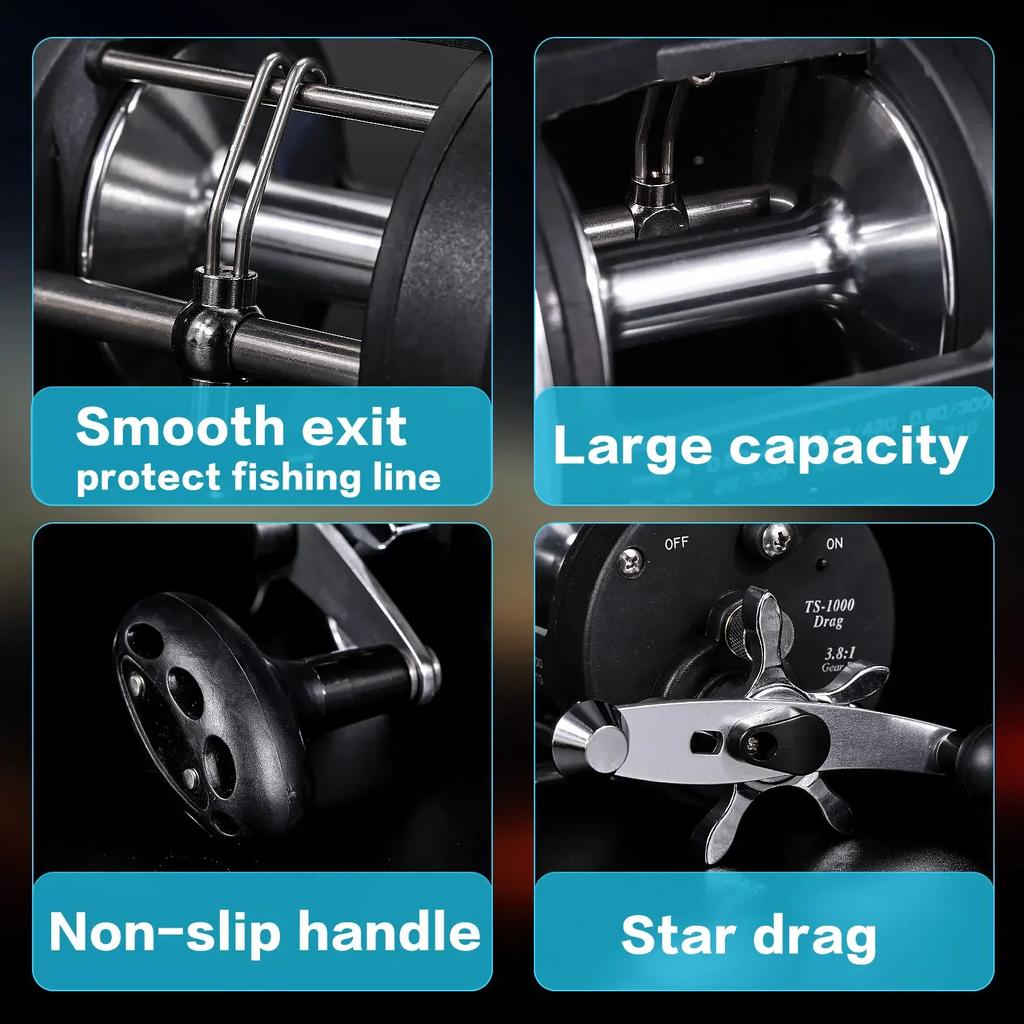Nové trollingové rybářské navijáky 3000 4000 vrhací naviják Max Drag 28kg Rybářské nářadí pro mořský rybolov Pesca