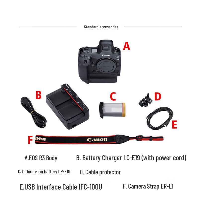 Canon EOS R3 Full-Frame Mirrorless Camera (CN Version)
