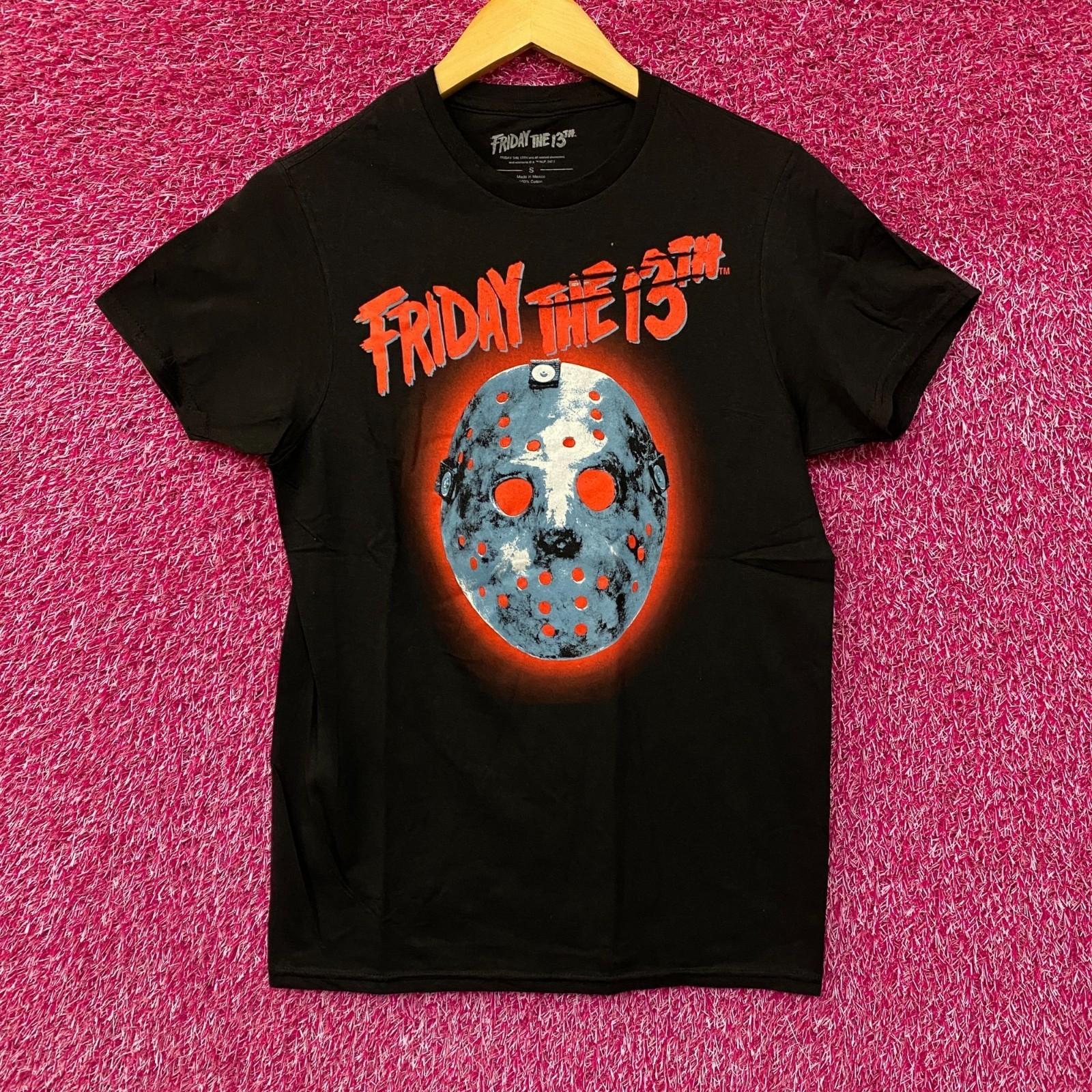 Friday the 13th Jason Voorhees Mask Graphic 100% Cotton T-shirt Mens Tees Top 4XL