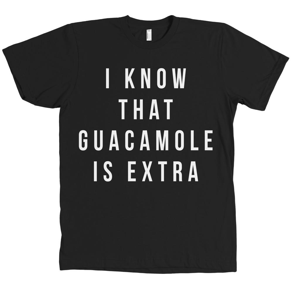 Я знаю, что гуакамоле — это Extra Bella + Холщовая футболка Chipotle Guac НОВАЯ Унисекс L