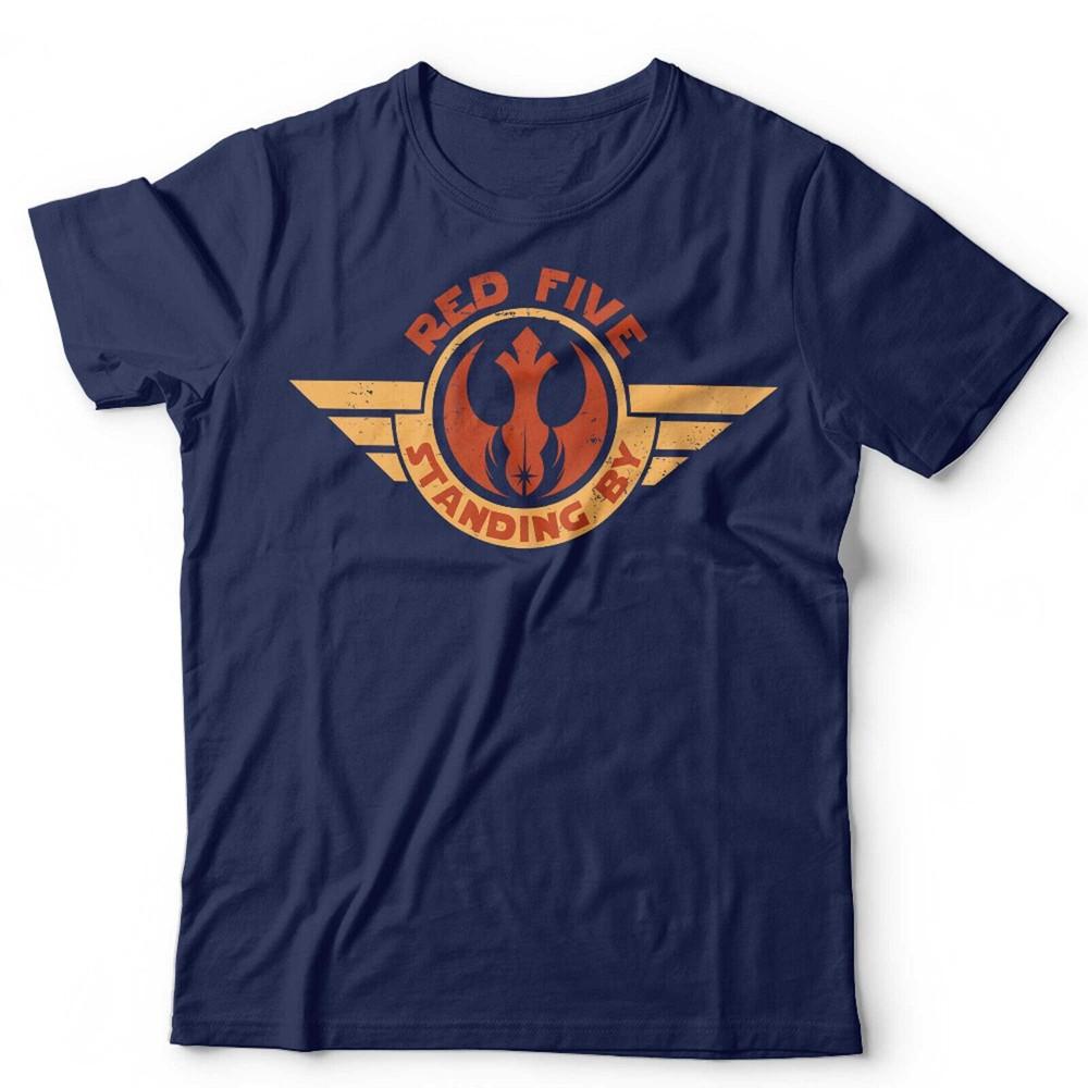 Red Five Standing By Unisex Kids T Shirt Sci Fi Starfighter Movie Quote Retro S