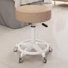 Beauty Rotating Stool with Backrest - Makeup/Barber/Dressing Table Chair with Casters