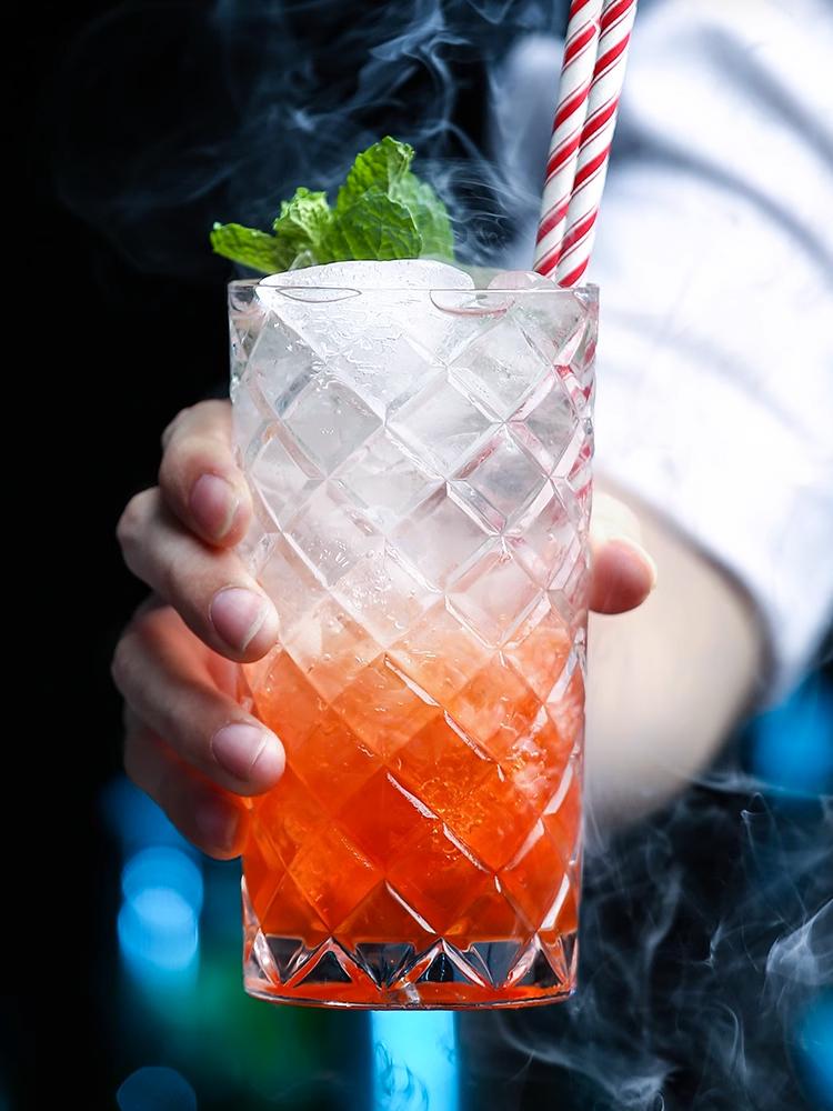 Bleifreies Kreatives Glas Kristall Highball Glas Barzubehör Collins Becher Trinkgläser Für Wasser, Saft, Bier und Cocktail