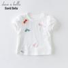 DAVE&BELLA Girls' Summer Cartoon Cotton T-Shirt DB13960