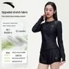 ANTA Women's Long-Sleeve Sun Protection Split Swimsuit Set