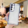 Airbag Shookproof Lens Case For Samsung Galaxy S20 S21 S23 Ultra S24 FE S25 Plus Edge Note 9 10 20 Plating Silicone Clear Cover