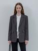 Le Studio Color Block Structure Blazer_Gray