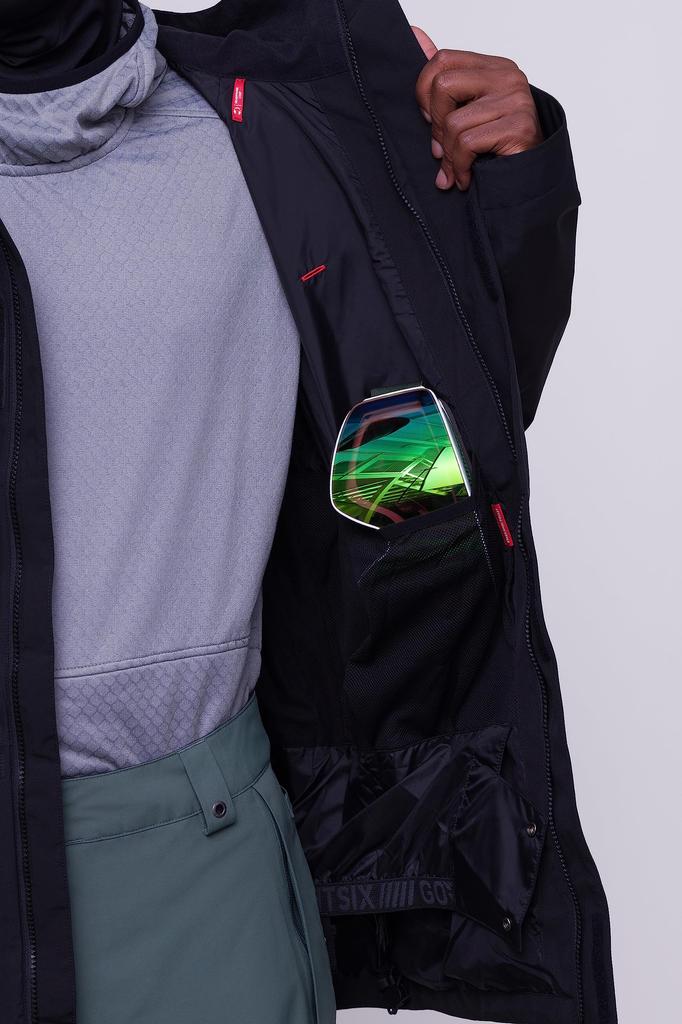 Six Eight Six CORE SHELL Snowboard Winter Men's GORE-TEX JACKET, Jacket, 2022-2023, 686-core-jacket-L-M2W107-BLACK
